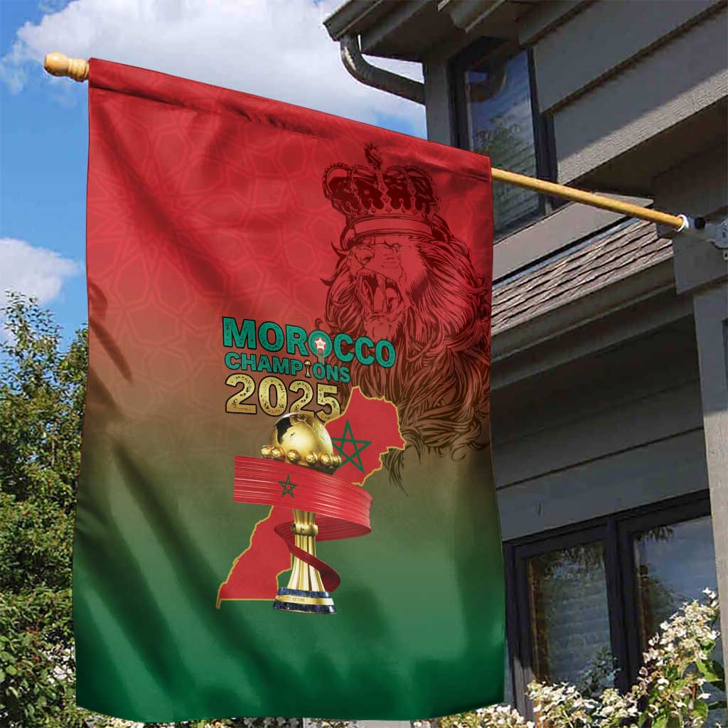 Morocco Football Garden Flag 2025 Victory Is Ours