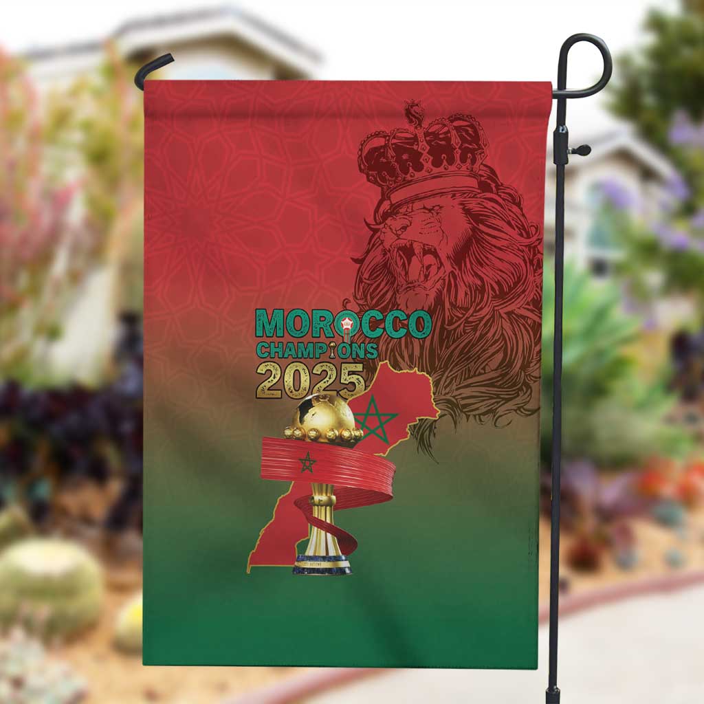 Morocco Football Garden Flag 2025 Victory Is Ours