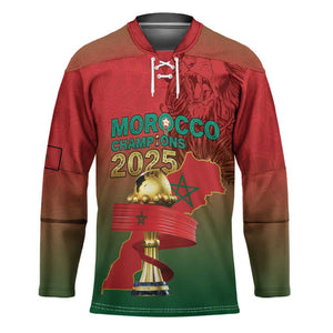 Custom Morocco Football Hockey Jersey 2025 Victory Is Ours