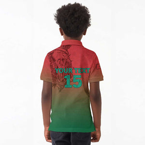 Custom Morocco Football Kid Polo Shirt 2025 Victory Is Ours