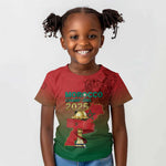 Custom Morocco Football Kid T shirt 2025 Victory Is Ours