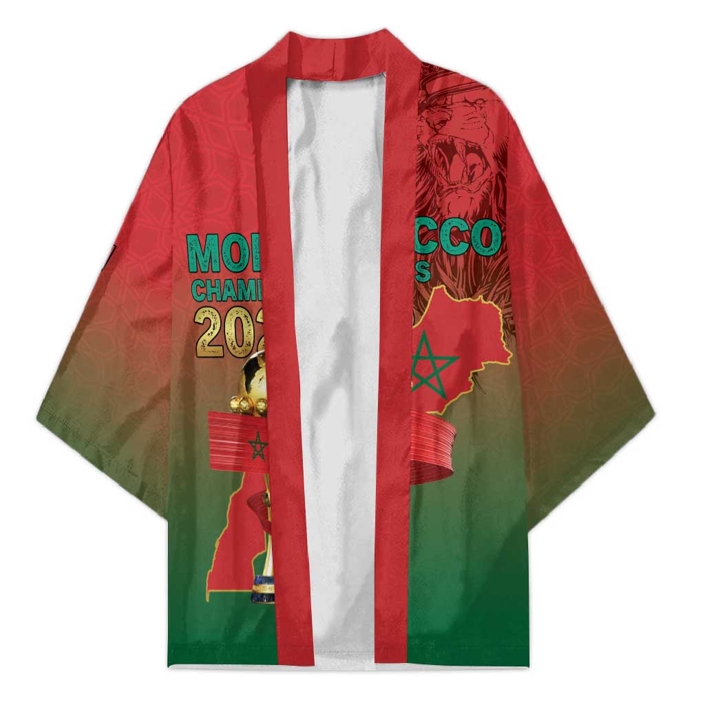 Custom Morocco Football Kimono 2025 Victory Is Ours