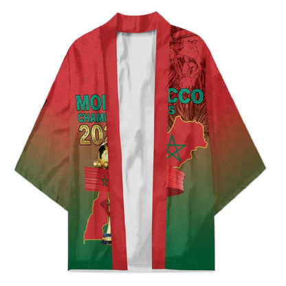 Custom Morocco Football Kimono 2025 Victory Is Ours