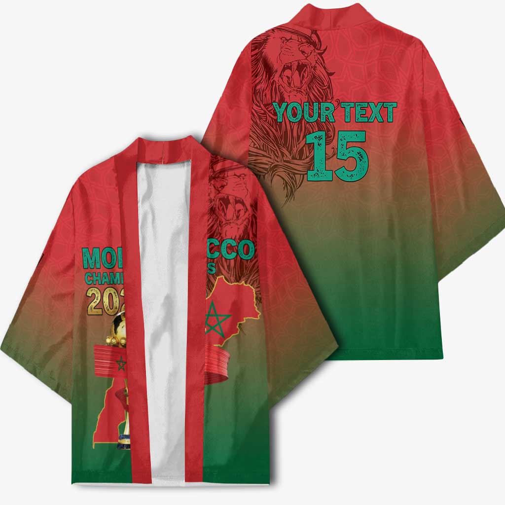 Custom Morocco Football Kimono 2025 Victory Is Ours