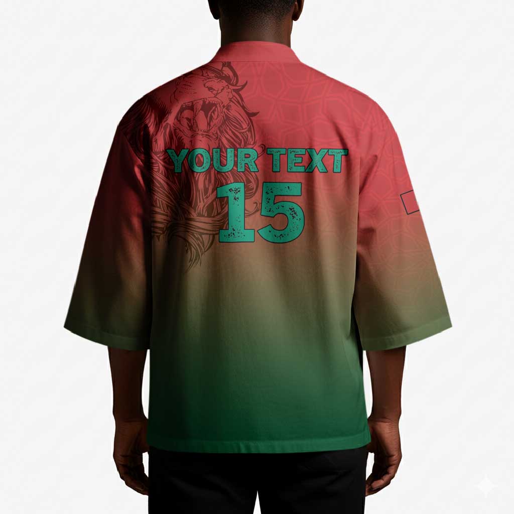 Custom Morocco Football Kimono 2025 Victory Is Ours