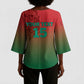Custom Morocco Football Kimono Sleeve Blouse 2025 Victory Is Ours