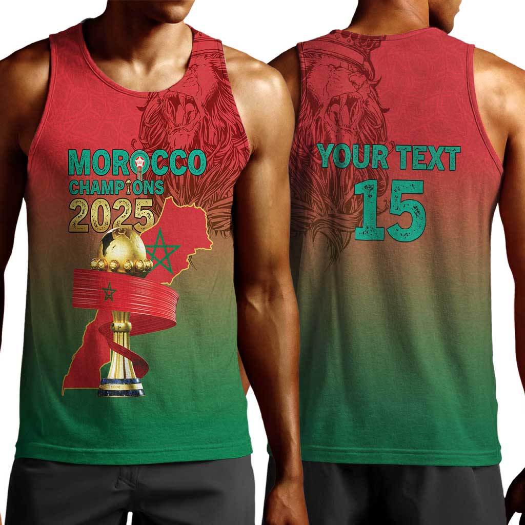 Custom Morocco Football Men Tank Top 2025 Victory Is Ours