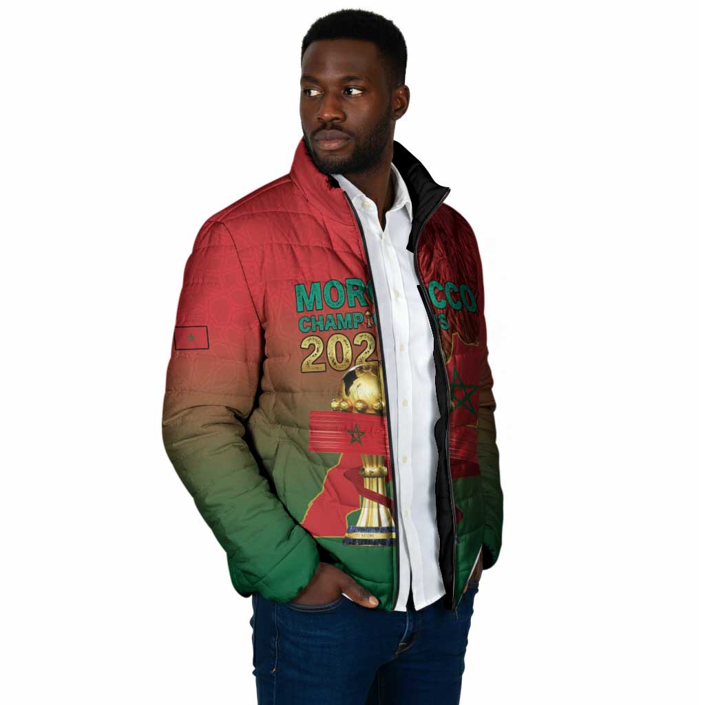 Custom Morocco Football Padded Jacket 2025 Victory Is Ours
