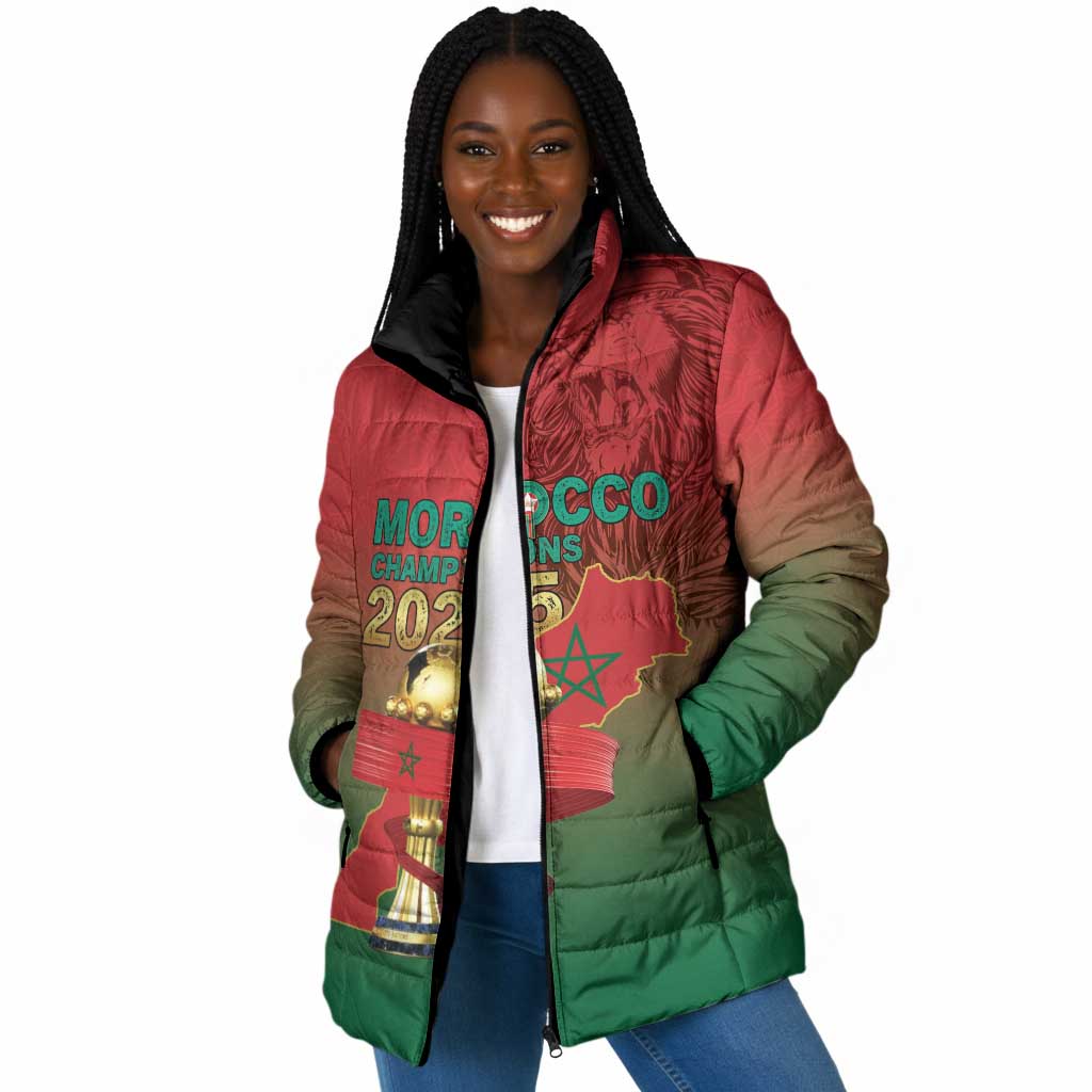 Custom Morocco Football Padded Jacket 2025 Victory Is Ours