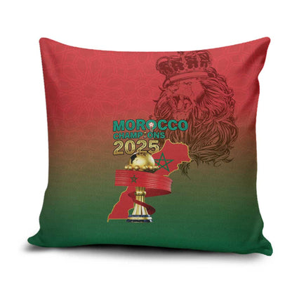 Morocco Football Pillow Cover 2025 Victory Is Ours