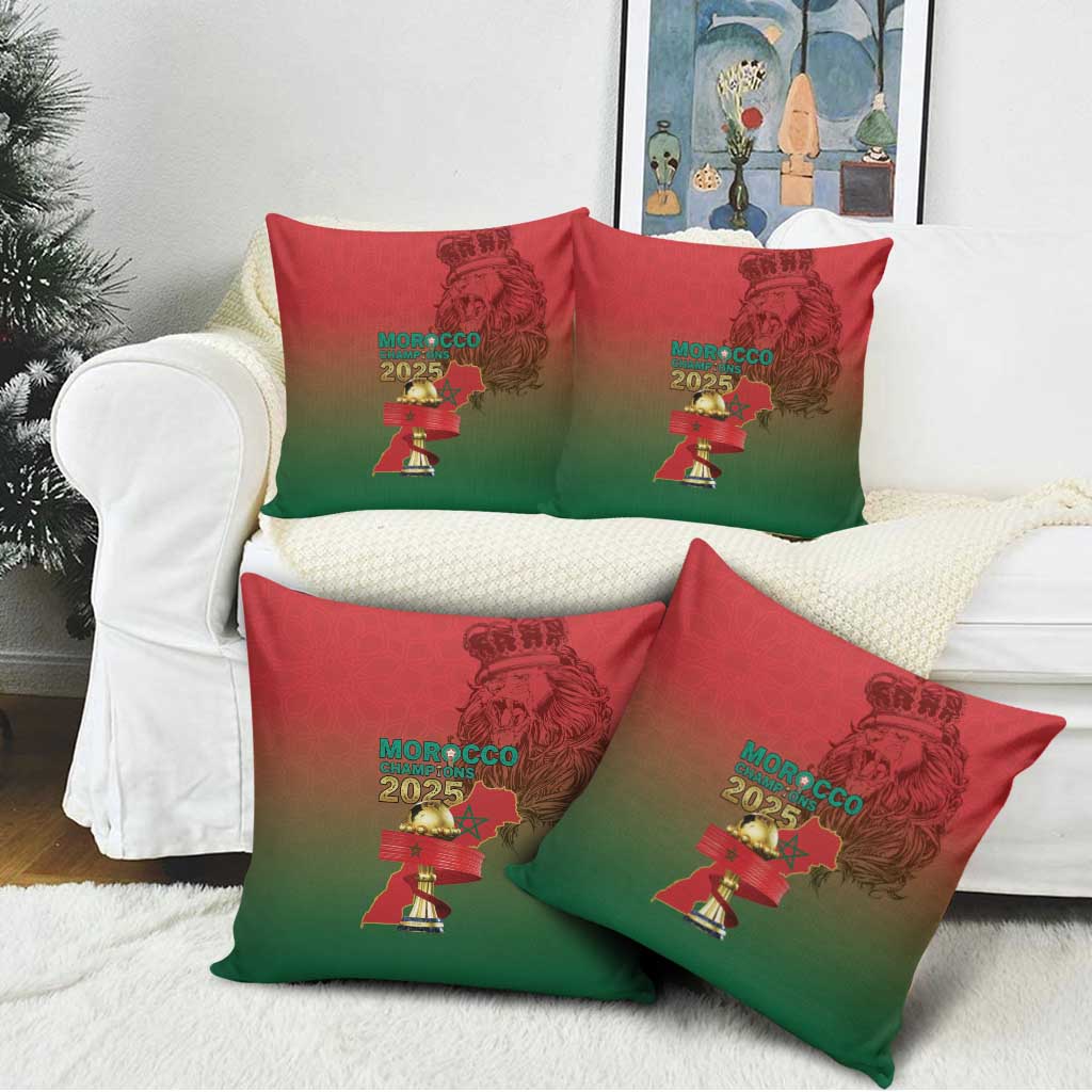 Morocco Football Pillow Cover 2025 Victory Is Ours
