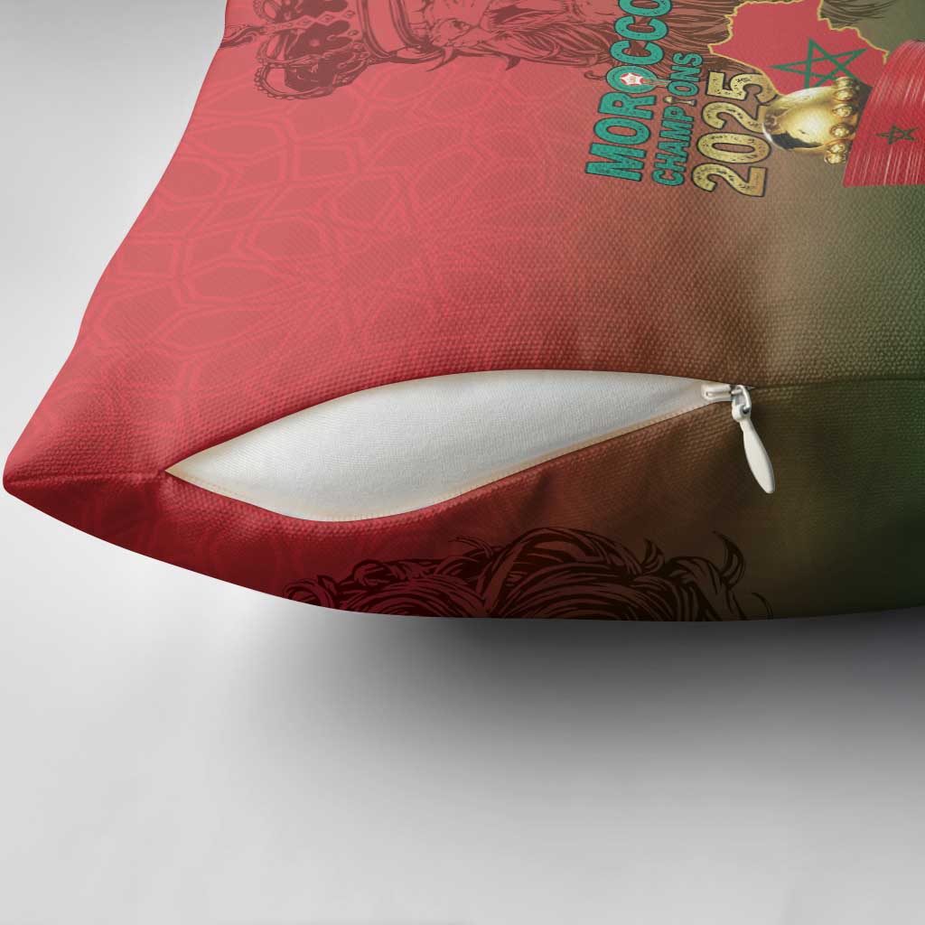 Morocco Football Pillow Cover 2025 Victory Is Ours