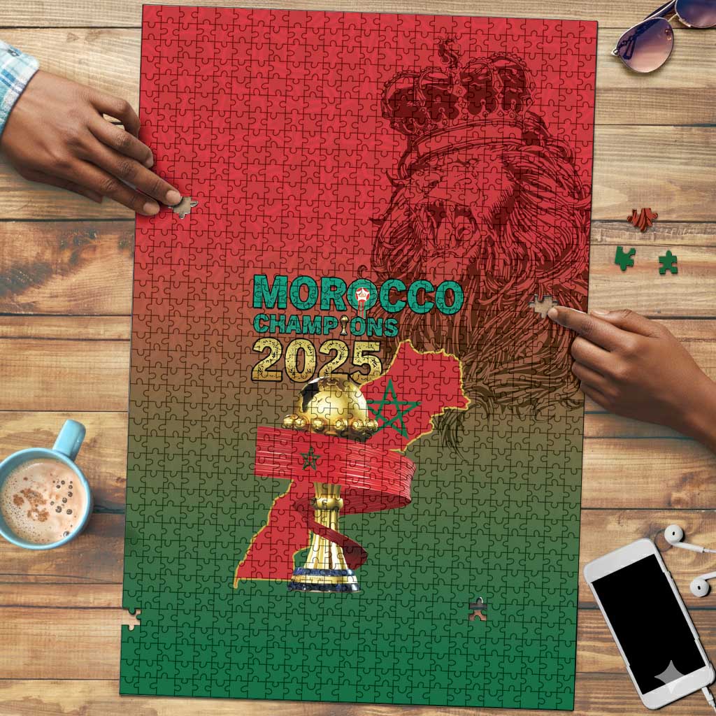 Morocco Football Puzzle 2025 Victory Is Ours
