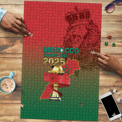 Morocco Football Puzzle 2025 Victory Is Ours