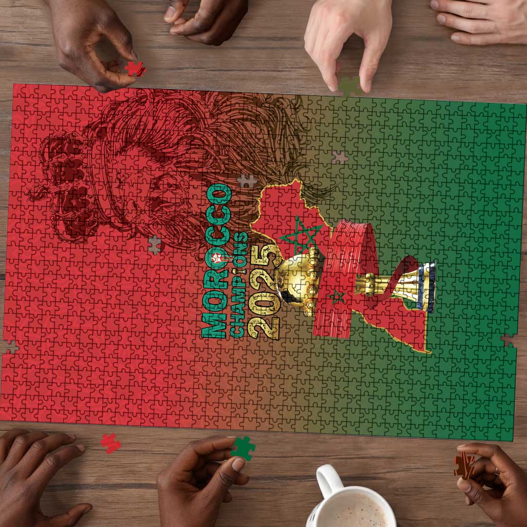 Morocco Football Puzzle 2025 Victory Is Ours
