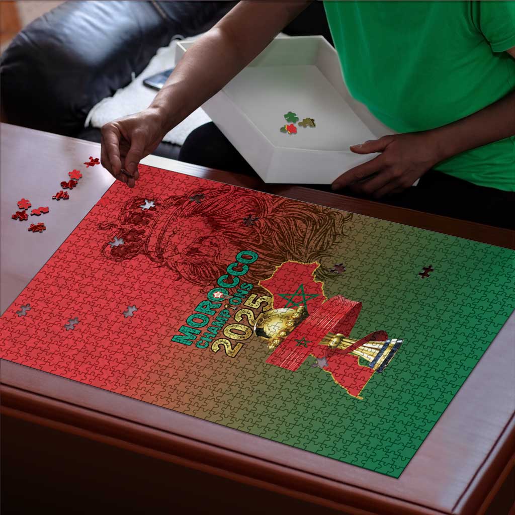 Morocco Football Puzzle 2025 Victory Is Ours