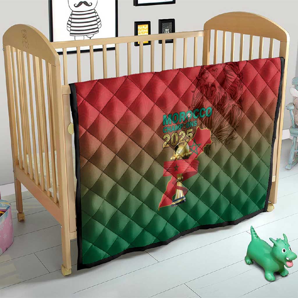 Morocco Football Quilt 2025 Victory Is Ours