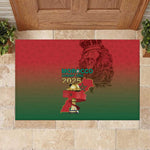 Morocco Football Rubber Doormat 2025 Victory Is Ours