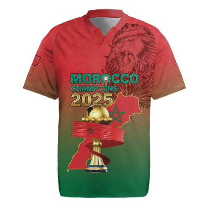Custom Morocco Football Rugby Jersey 2025 Victory Is Ours