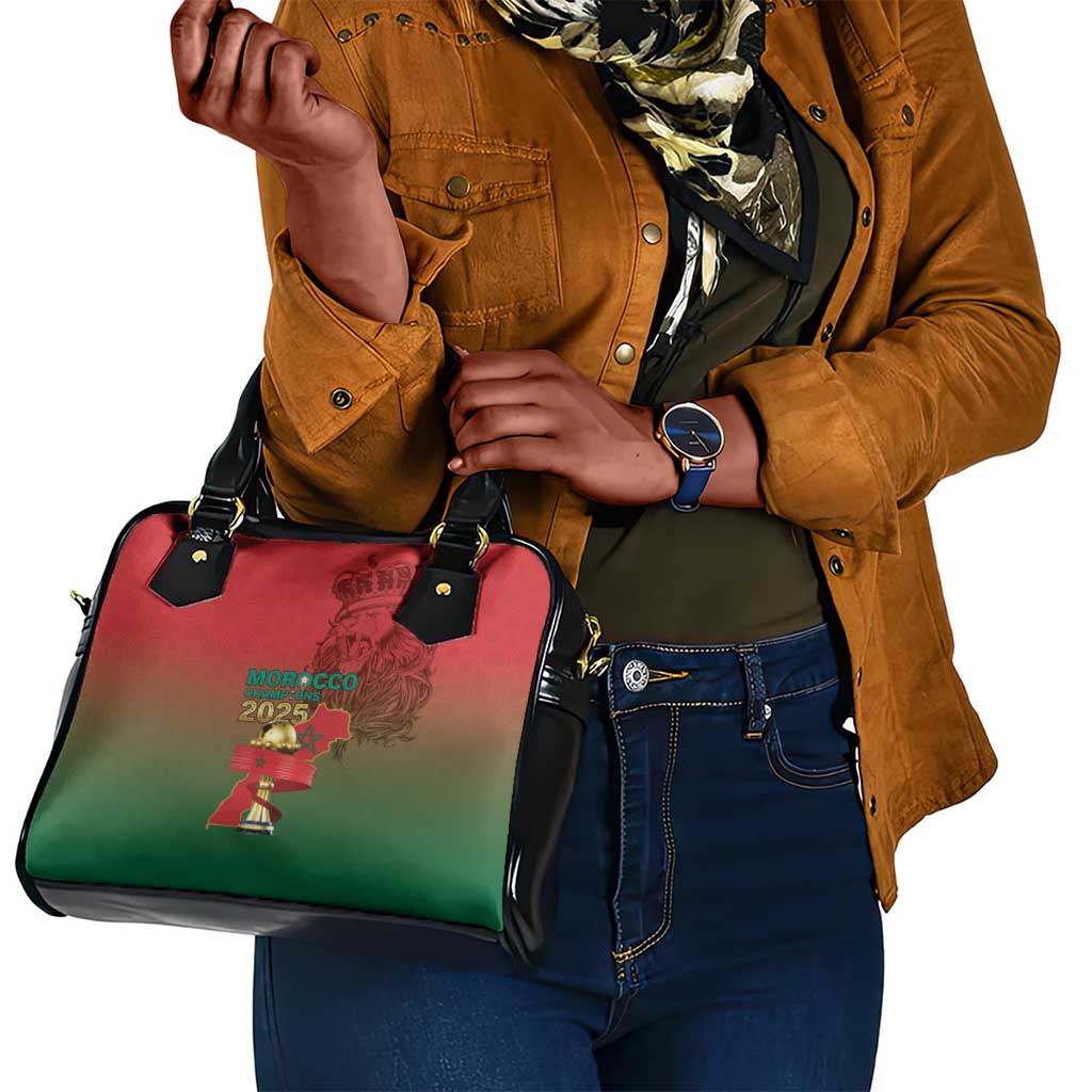 Morocco Football Shoulder Handbag 2025 Victory Is Ours