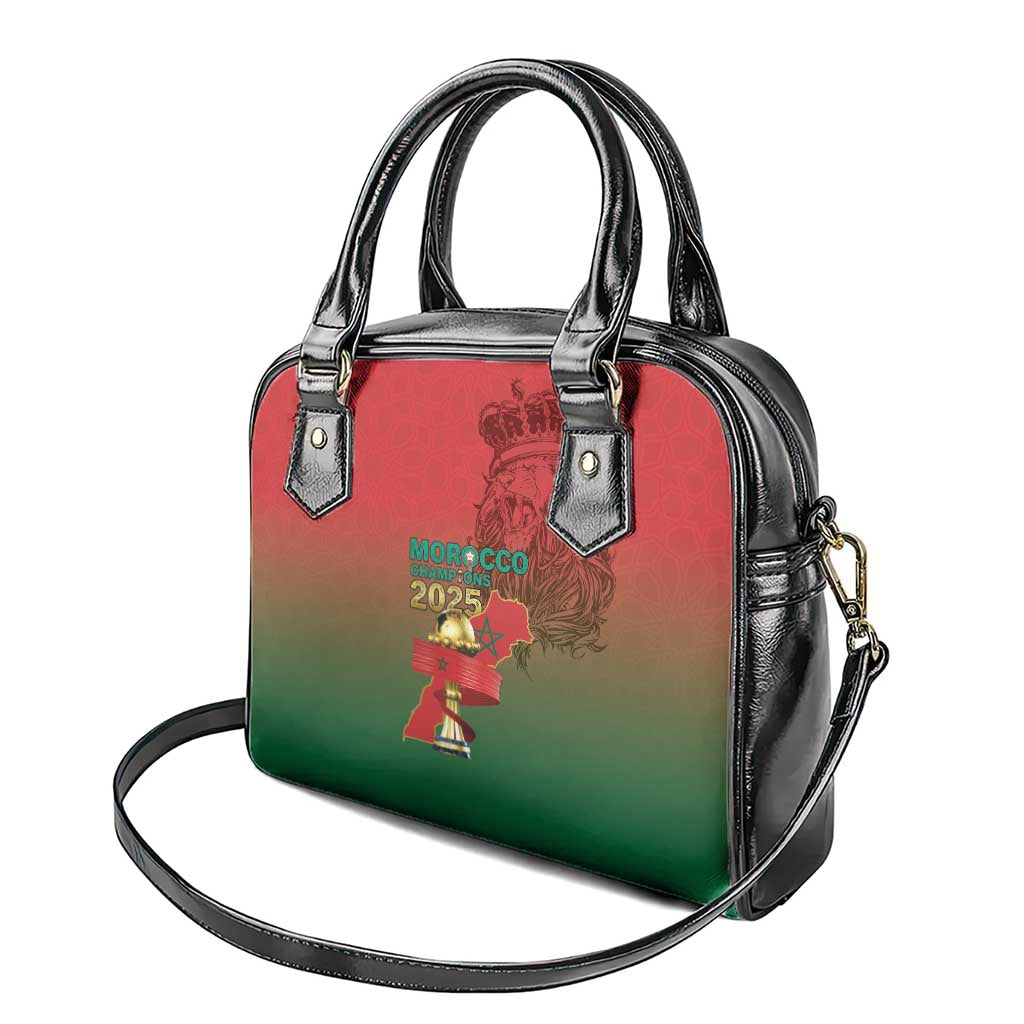 Morocco Football Shoulder Handbag 2025 Victory Is Ours