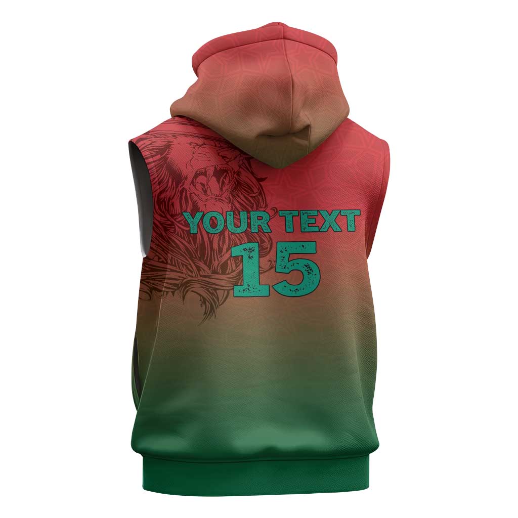 Custom Morocco Football Sleeveless Hoodie 2025 Victory Is Ours
