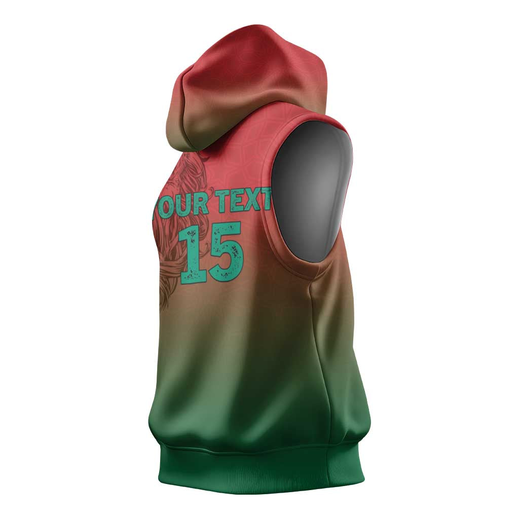Custom Morocco Football Sleeveless Hoodie 2025 Victory Is Ours