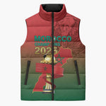 Custom Morocco Football Sleeveless Puffer Jacket 2025 Victory Is Ours