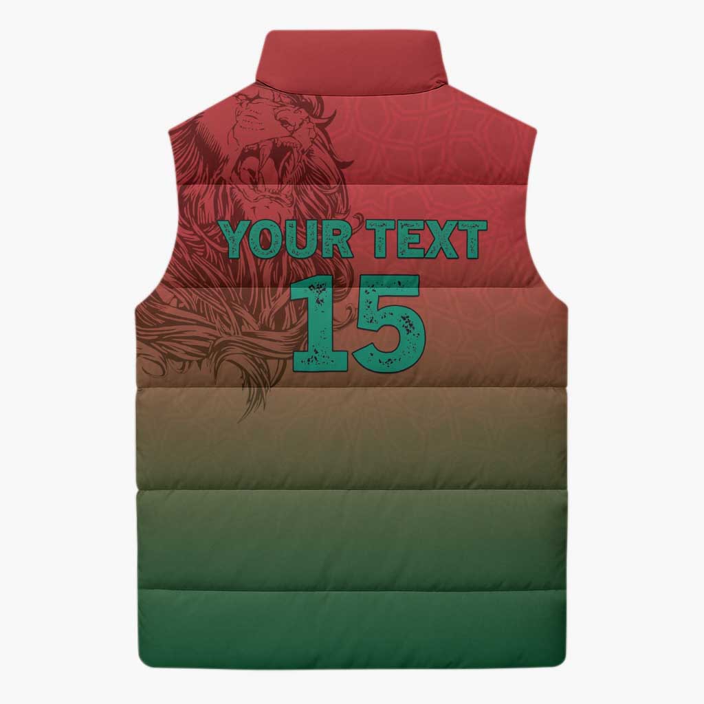 Custom Morocco Football Sleeveless Puffer Jacket 2025 Victory Is Ours