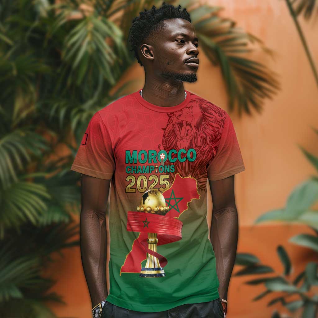 Custom Morocco Football T shirt 2025 Victory Is Ours
