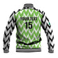 Custom Nigeria Football Baseball Jacket Super Eagles - Let’s Do It Again