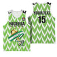 Custom Nigeria Football Basketball Jersey Super Eagles - Let’s Do It Again