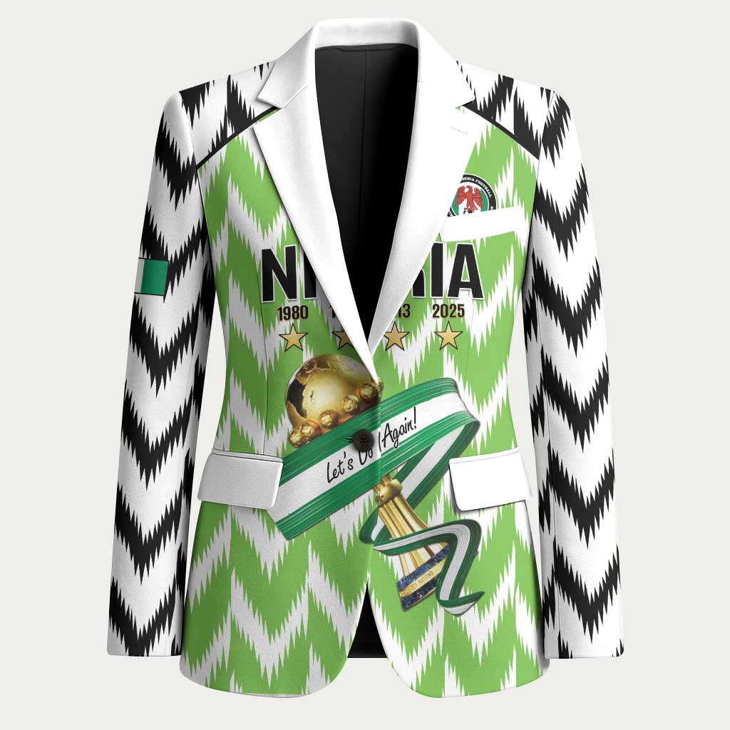 Custom Nigeria Football Blazer Super Eagles - Let’s Do It Again