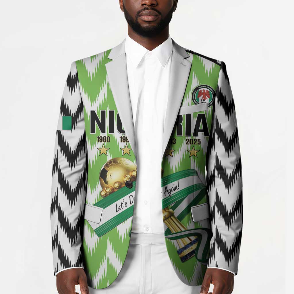 Custom Nigeria Football Blazer Super Eagles - Let’s Do It Again