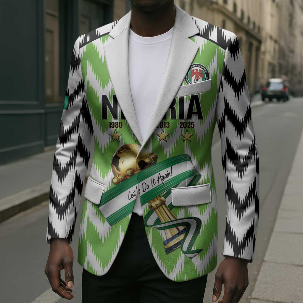 Custom Nigeria Football Blazer Super Eagles - Let’s Do It Again