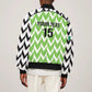 Custom Nigeria Football Bomber Jacket Super Eagles - Let’s Do It Again