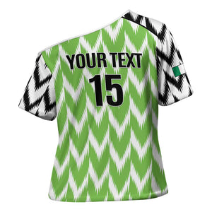 Custom Nigeria Football Cross Shoulder Shirt Super Eagles - Let’s Do It Again