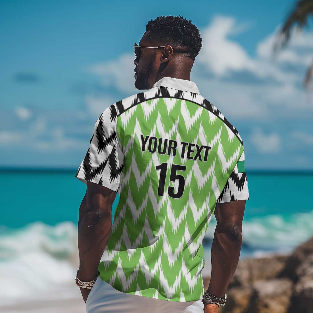 Custom Nigeria Football Hawaiian Shirt Super Eagles - Let’s Do It Again