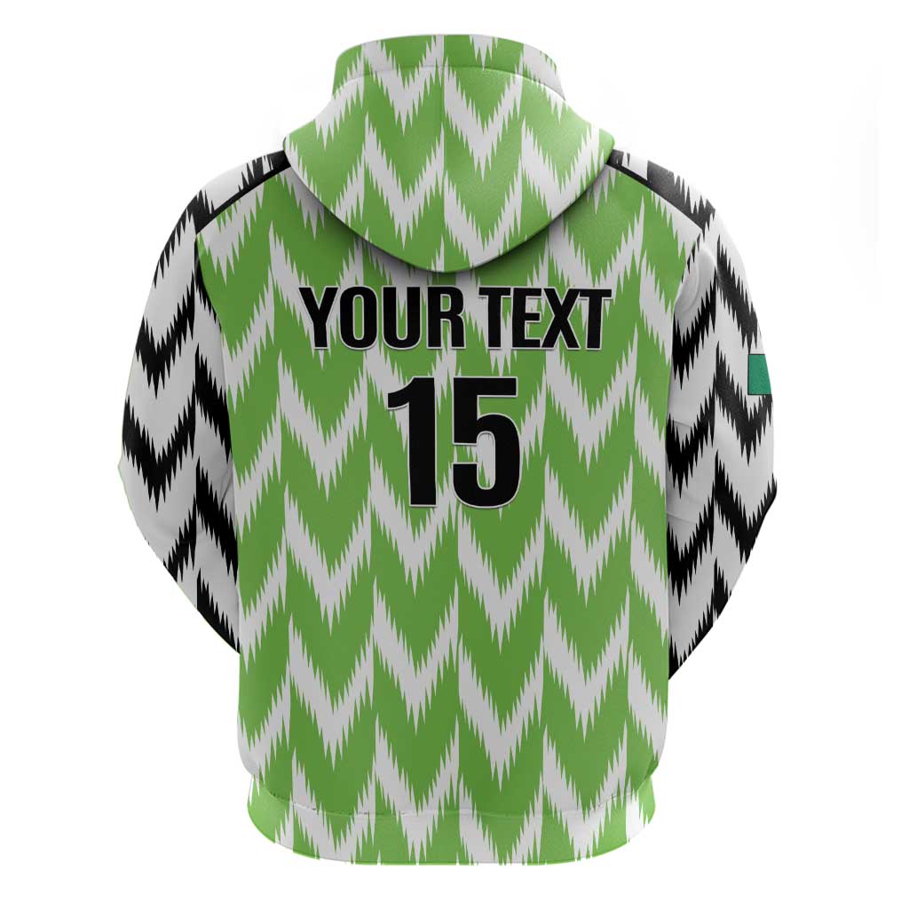 Custom Nigeria Football Hoodie Super Eagles - Let’s Do It Again