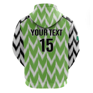 Custom Nigeria Football Hoodie Super Eagles - Let’s Do It Again