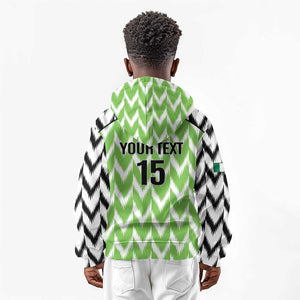 Custom Nigeria Football Kid Hoodie Super Eagles - Let’s Do It Again