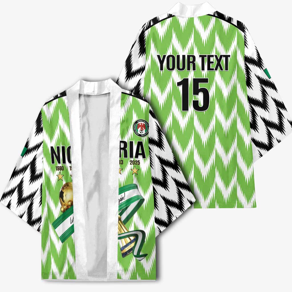 Custom Nigeria Football Kimono Super Eagles - Let’s Do It Again