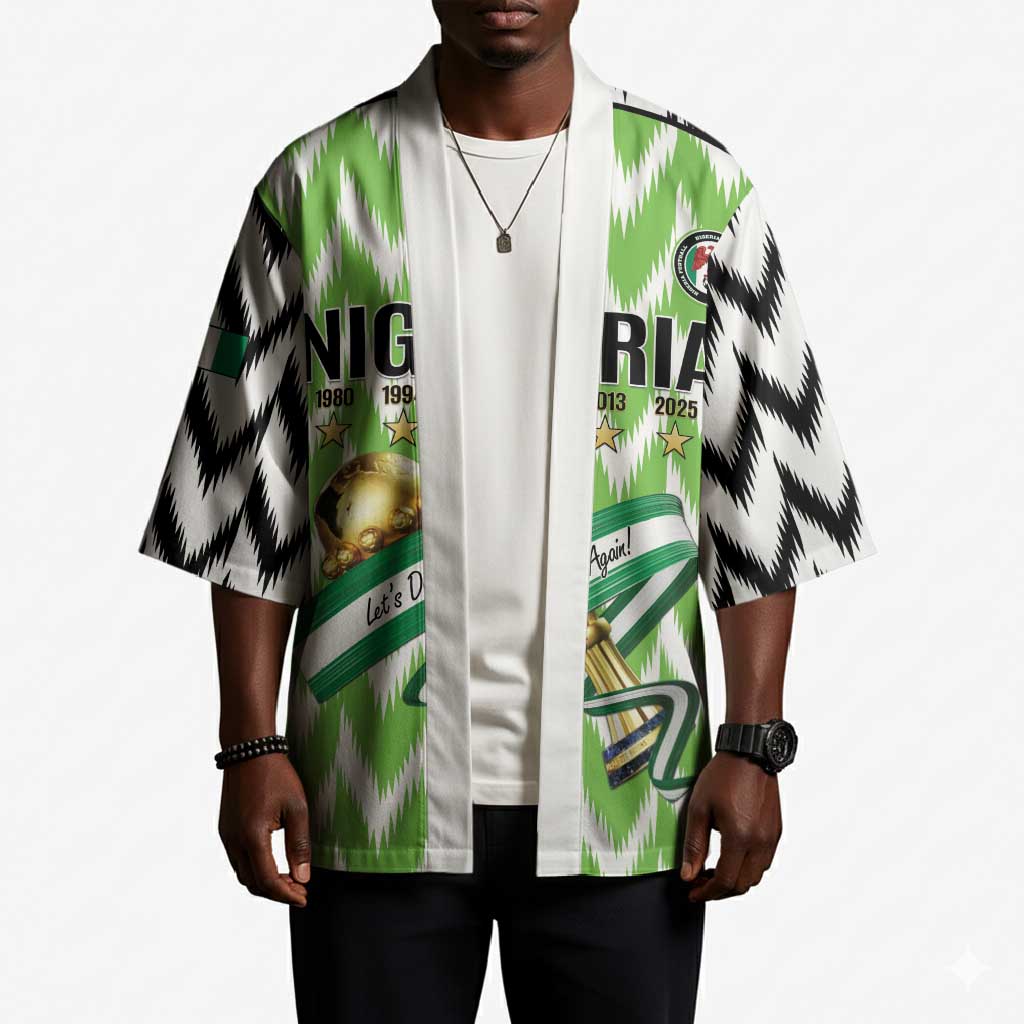 Custom Nigeria Football Kimono Super Eagles - Let’s Do It Again