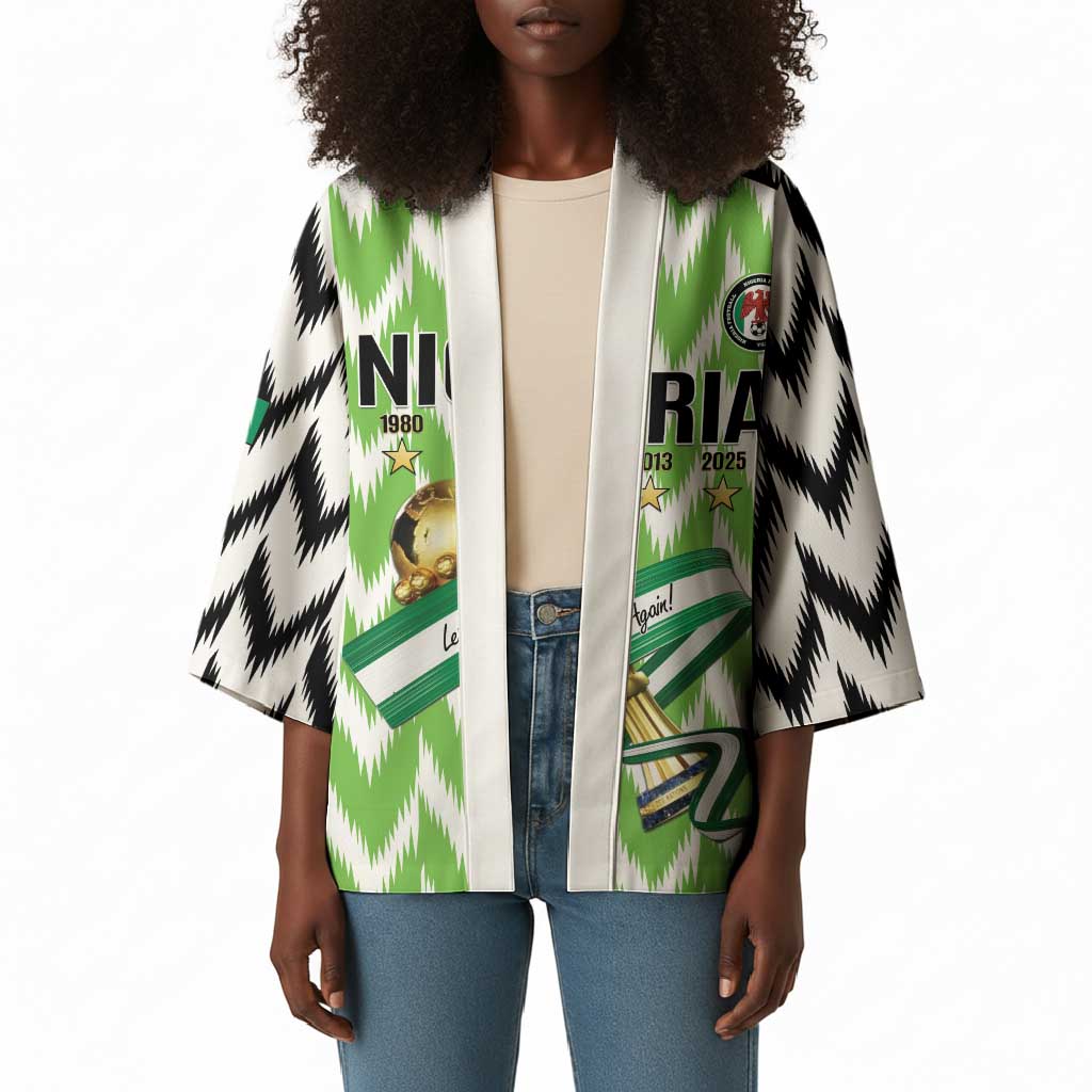 Custom Nigeria Football Kimono Super Eagles - Let’s Do It Again