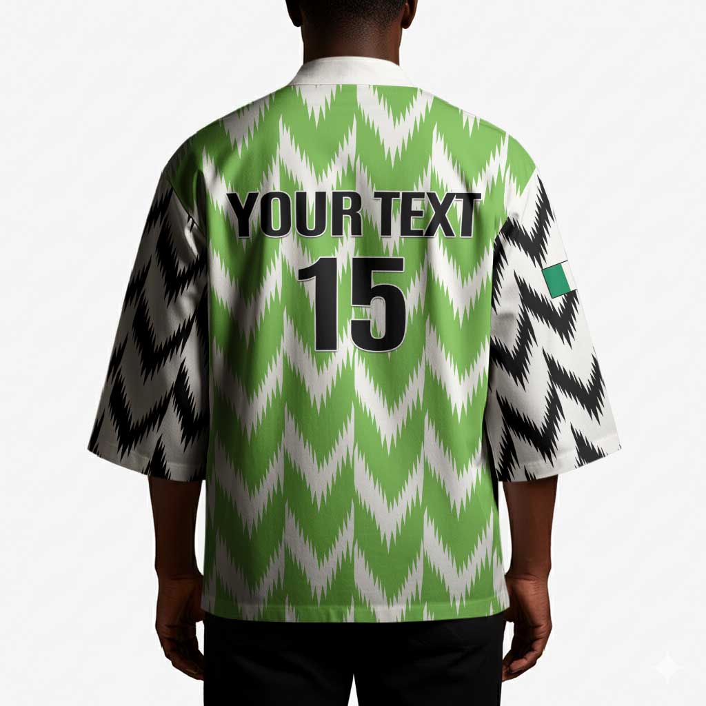 Custom Nigeria Football Kimono Super Eagles - Let’s Do It Again