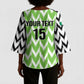 Custom Nigeria Football Kimono Sleeve Blouse Super Eagles - Let’s Do It Again