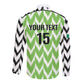 Custom Nigeria Football Long Sleeve Button Shirt Super Eagles - Let’s Do It Again