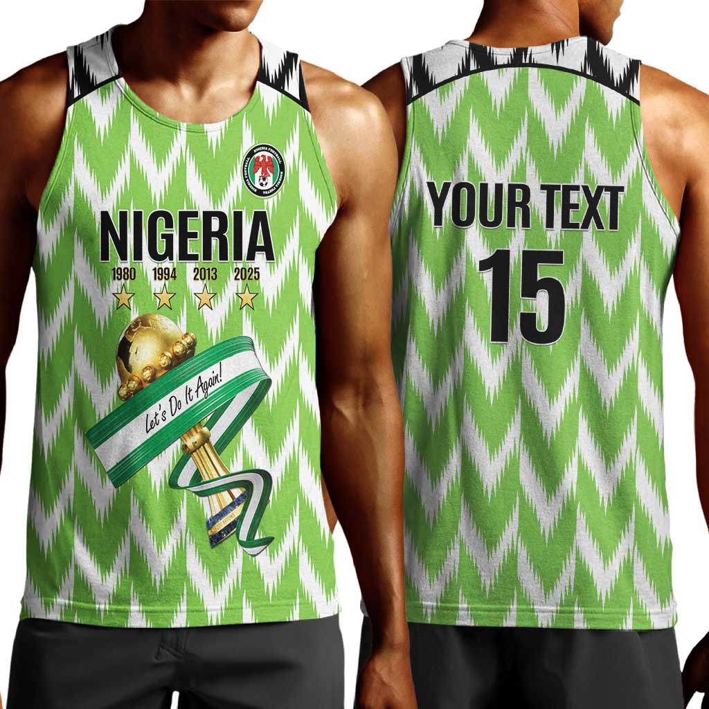Custom Nigeria Football Men Tank Top Super Eagles - Let’s Do It Again