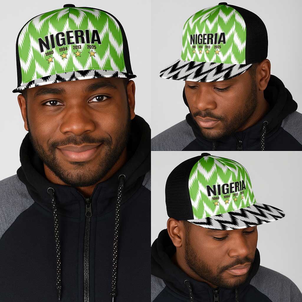 Nigeria Football Mesh Trucker Cap Super Eagles - Let’s Do It Again