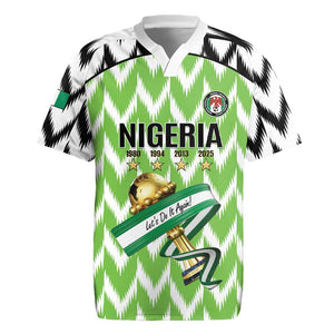 Custom Nigeria Football Rugby Jersey Super Eagles - Let’s Do It Again